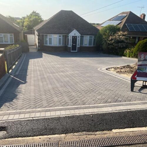 large bungalow block paving maidstone 02